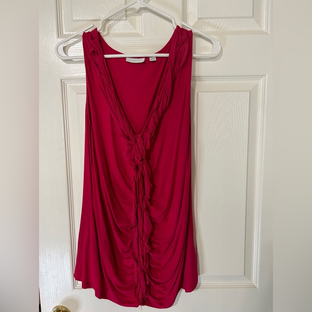 Light pinky maroon sleeveless top